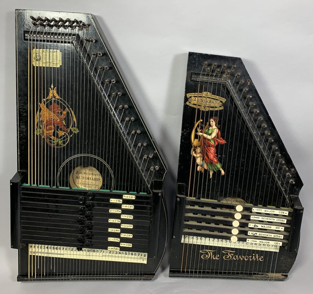 Zimmerman Autoharp 5 Chords c. 1910 Spruce Tree Music
